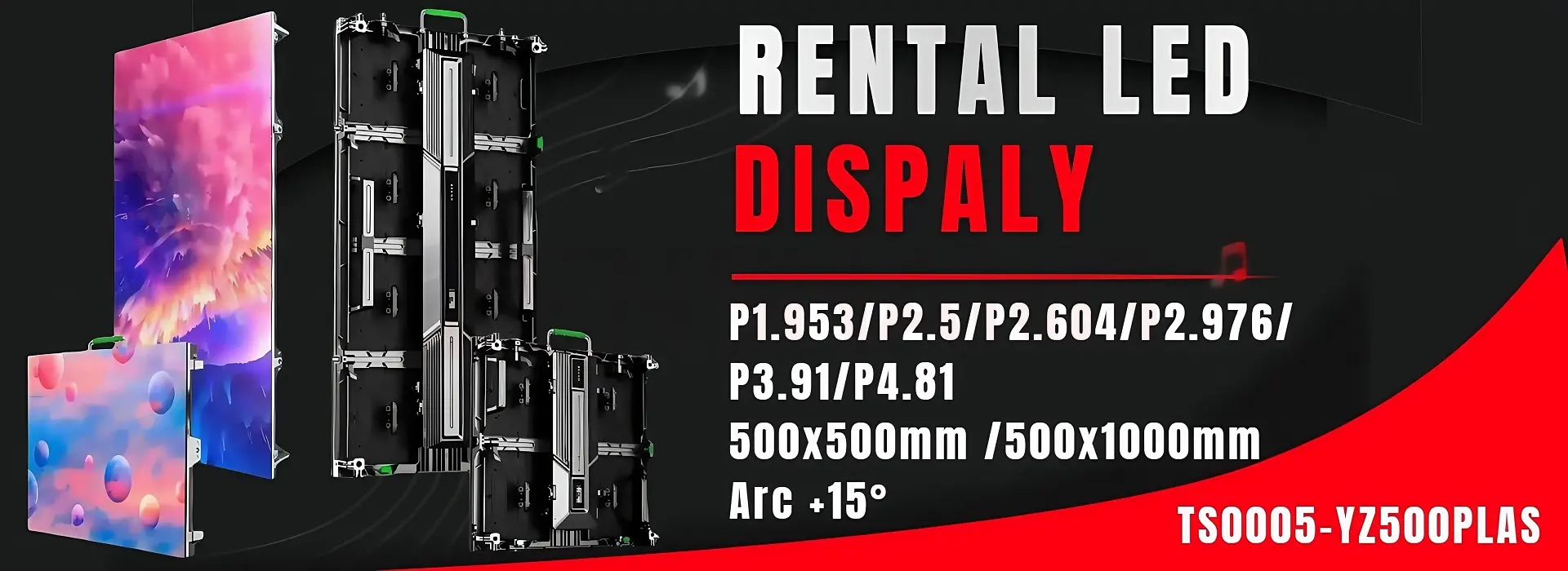 Indoor Outdoor LED Rental Screen Gaint LED Video Wall