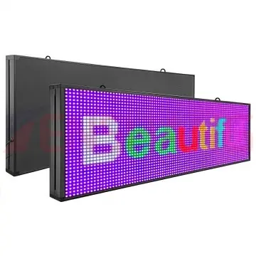 Led Programming Sign Moving Screen Display Indoor Outdoor Custom Size