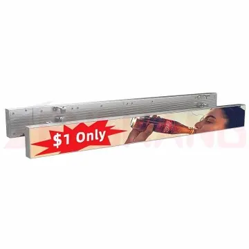 Led Shelf Display Screen Long Bar Small Pitch Clear Advertising