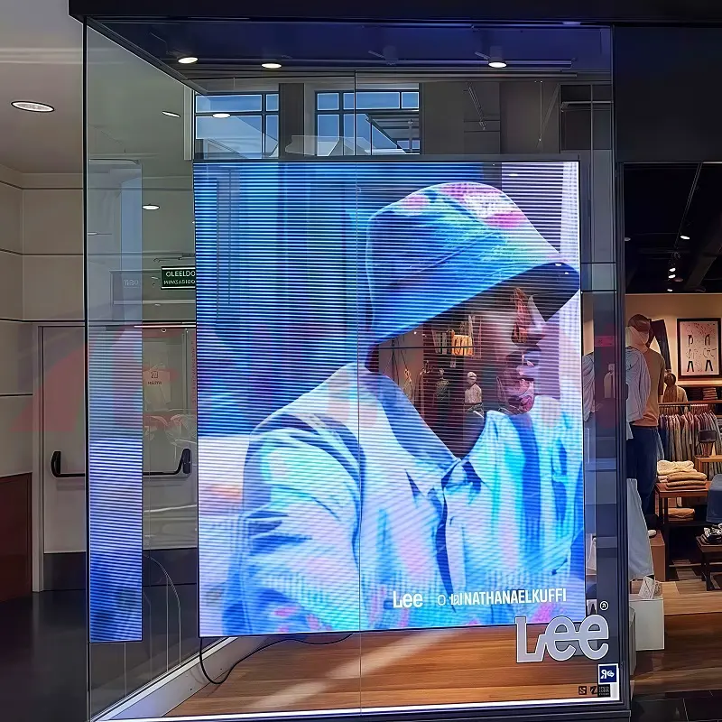 holographic invisible led display 6