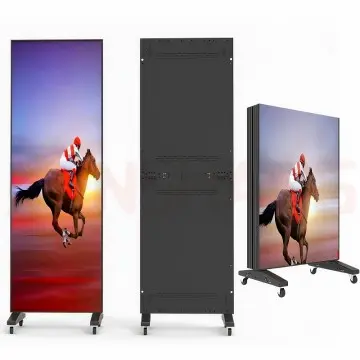 Indoor Folding Poster Led Display GOB Portable Poster Para Pantalla Led Publicidad