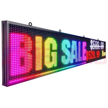 RGB Led Scrolling Sign Digital Message Board WIFI APP Control