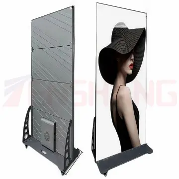 960x1920mm Digital Poster Led Display Screen Foldable Free Moving