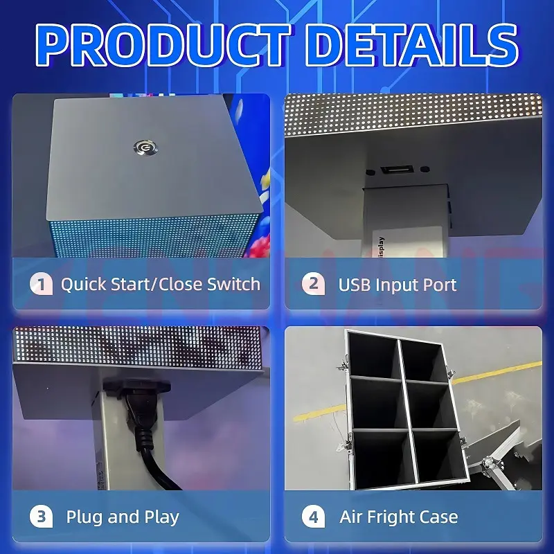 multi-faceted led display 3