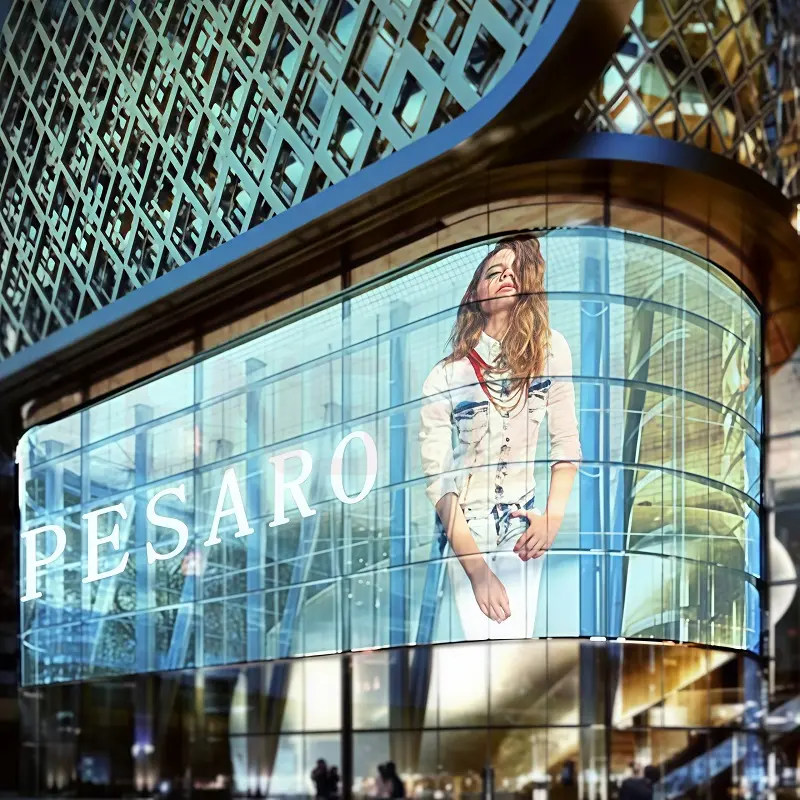 transparent glass led display 6