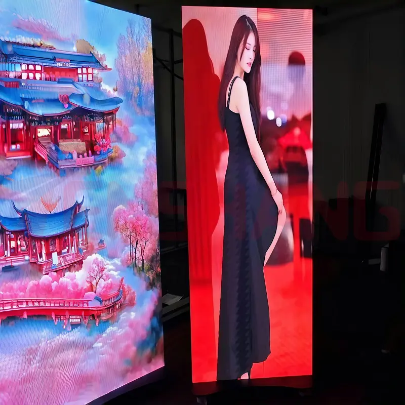 advertising poster mirror screen