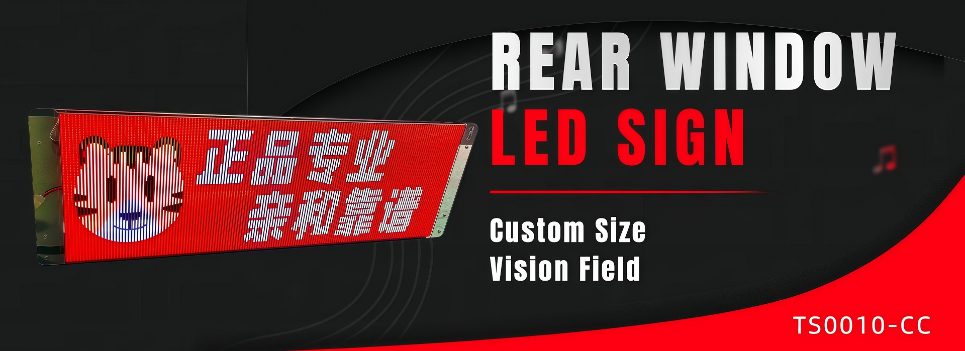 Transparent Led Advertising Screen for Bus Car Taxi Rear Window