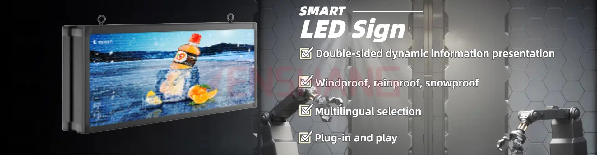 running text led sign