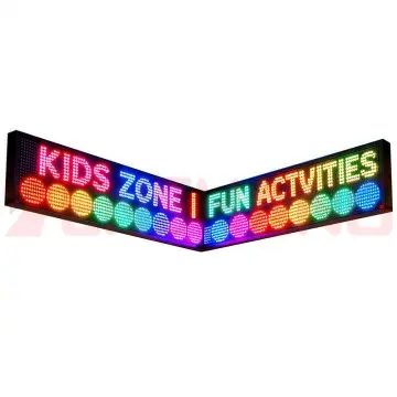 Bar Led Electronic Signs Flexibility Customized Size Text Picture Video