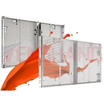 Transparent Led Screen Display Pantallas Indoor Outdoor Semi Advertising