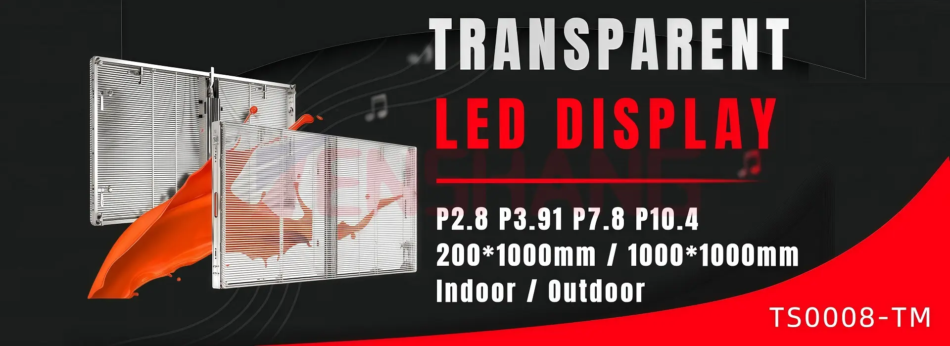 Transparent Led Screen Display Pantallas Indoor Outdoor Semi Advertising
