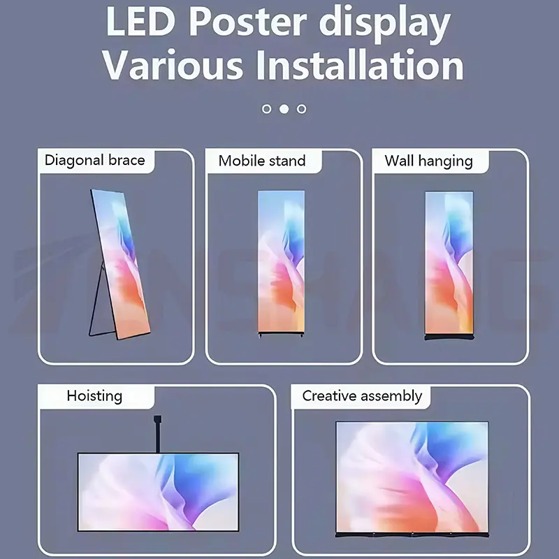small size poster led 6