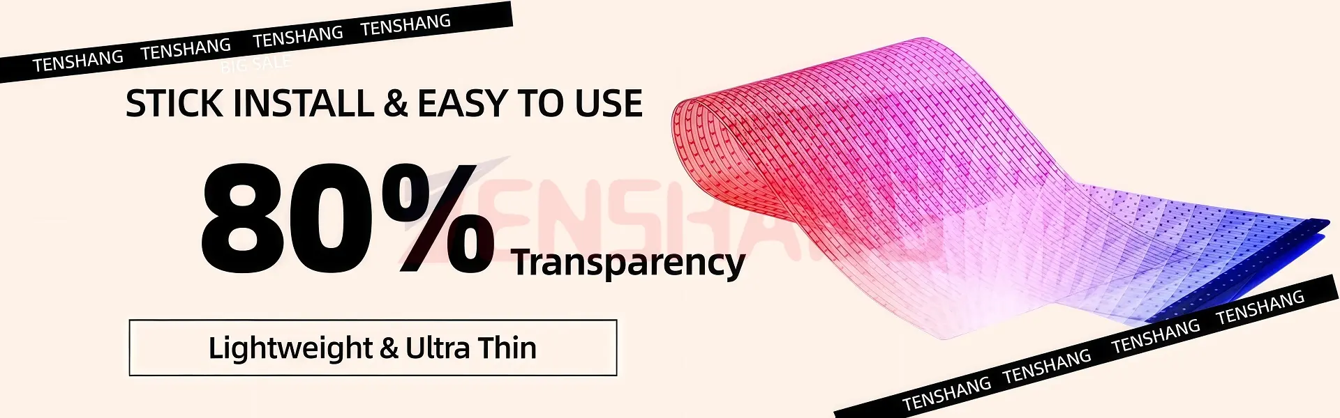 pantalla led flexible transparente