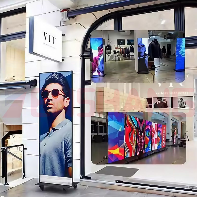 foldable led video poster 3