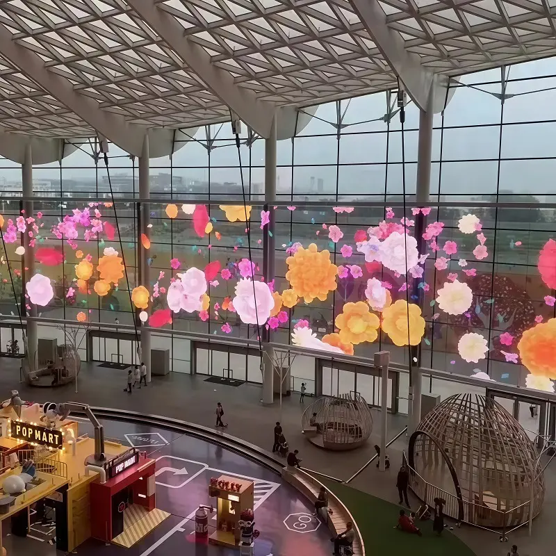 transparent led screen display 6