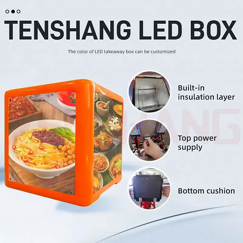 motorcycle delivery box with led screen 3